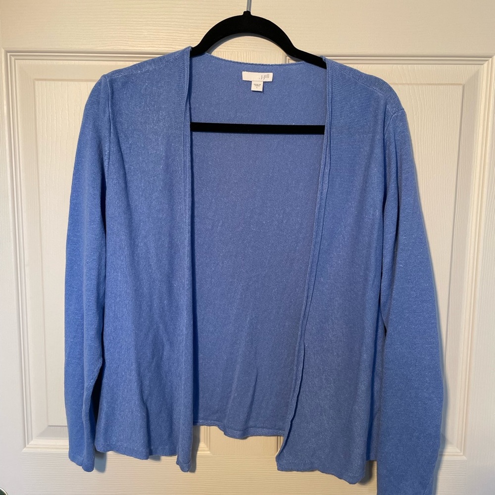 J. Jill blue cardigan